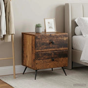 Armadio da Notte 2 pcs Legno antico 43 x 34,5 x 47,5 cm 895462
