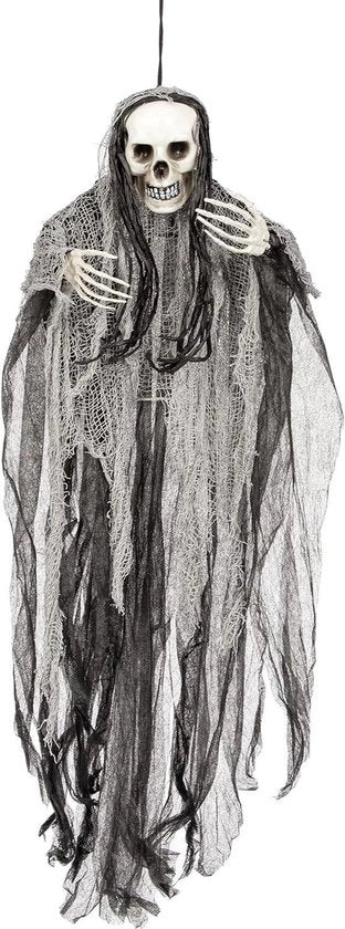Decorazione di Halloween - Decorazione di Halloween Grim Reaper 90 cm Tema horror della Morte minacciosa per il festival di 12 anni