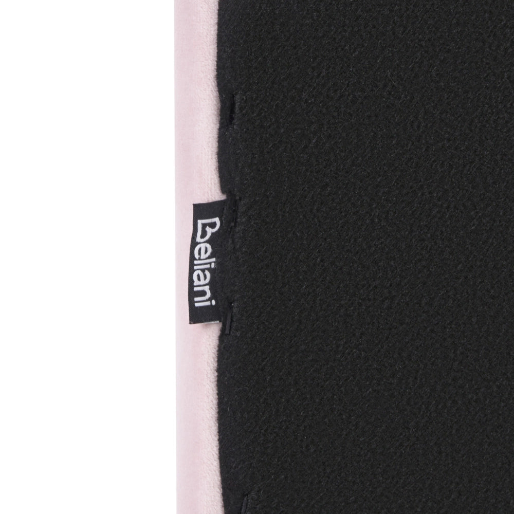 Letto Rosa e Bianco Velluto Imbottito Telaio Poggiatesta 3ft EU Dimensione Singola Camera da Letto Bambini Camera Moderna Tradizionale