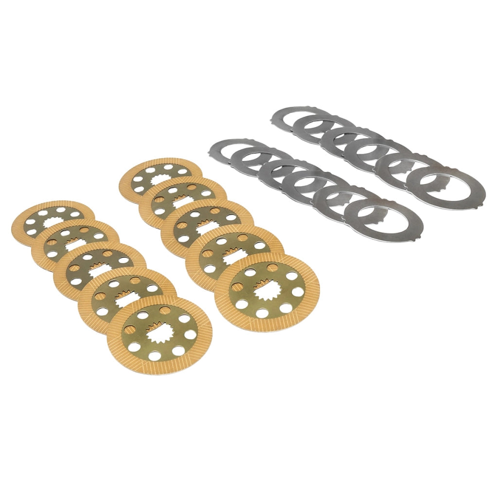 Set dischi frizione 222x49,5x3,9mm Z=15, piastra 240x140x3,8mm per JCB 1700B, 214, 215, 216, 217, 3C, 3CX, 3D, 3DX, 4C, 4CN, 4CX OEM 450-10224/450-10226