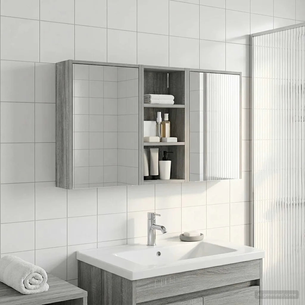 Set di Armadi da Bagno 3 pcs 116 x 16 x 62,5 cm 3403813