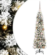 Albero di Natale | Decorazioni natalizie artificiale con 150 LED Bianco 120 cm