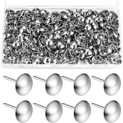 320 Stuks Spilloni e Pads per Sedie, Letti e Decorazione - 11x17mm Argento
