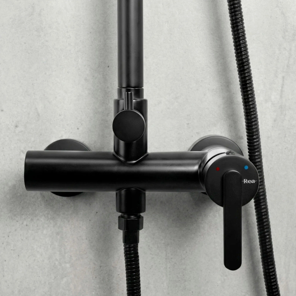Set Doccia Rea Ontario Black