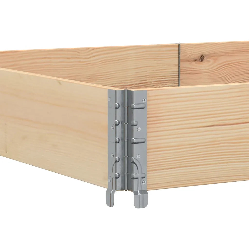Paretali per Pallet 3 pz 150x100 cm in Legno Massello di Pino CFW4640748