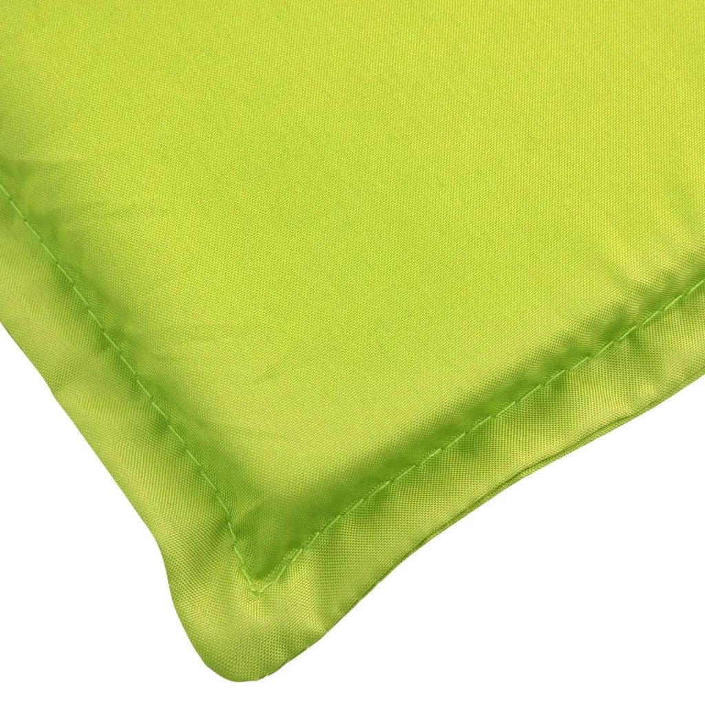 Cuscino per Lettino Verde Intenso 200x70x3 cm in Tessuto Oxford 314229