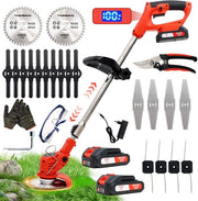 Grastrimmer elettrico - Senza cavo - 4 lame - Regolabile in angolo