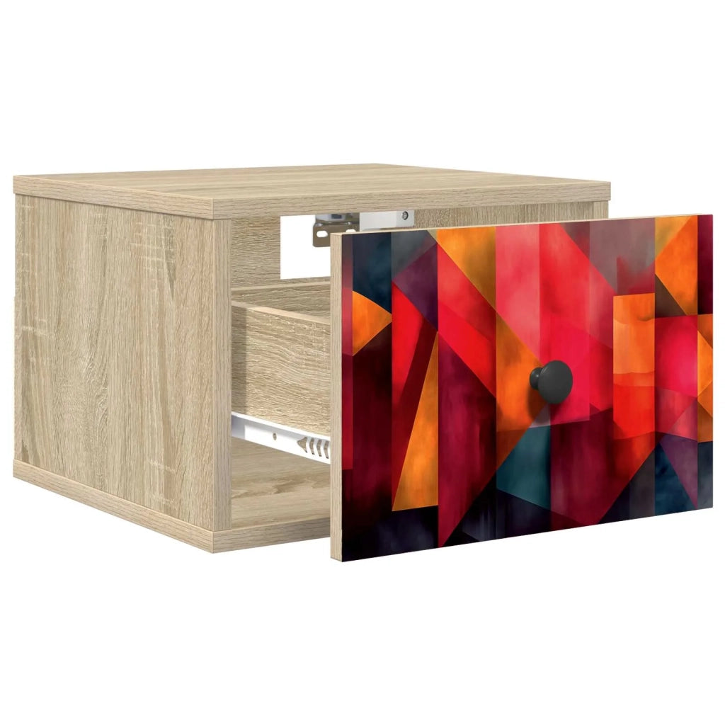 Mobiletto da comodino a parete HEESCH Rovere Sonoma 8007465