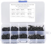 Set di viti autoalimentanti in acciaio carbonio - 800 pezzi - viti Phillips piane - set di viti - utilizzo industriale - prodotti di alta qualità
