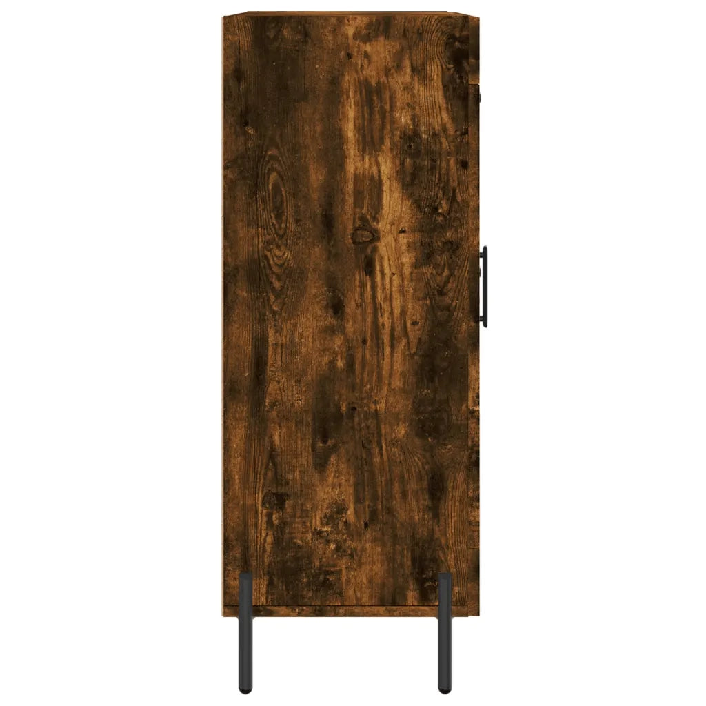 Credenza Rovere Fumo 69,5x34x90 cm in Legno Multistrato 828057
