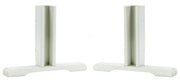 Set 2 Basi Sostegno per Pannelli Grigliati 36x28 cm in Legno Impregnato