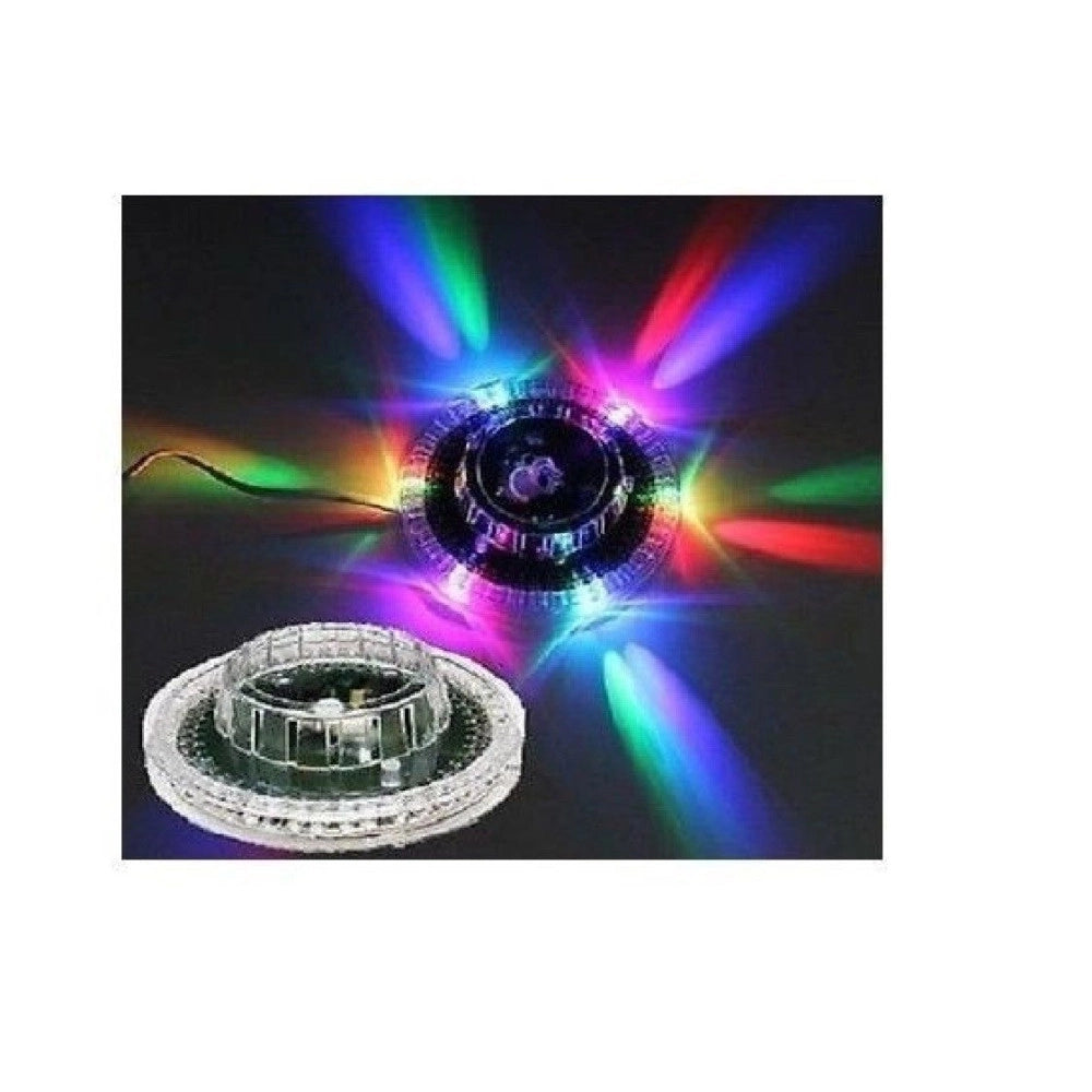 Trade Shop - Lampada Rotante Effetto Discoteca A Soffitto Led Rgb Da Tavolo Multicolor Luce -