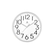 Lowell Orologio da Parete Quarzo Silenzioso Argento