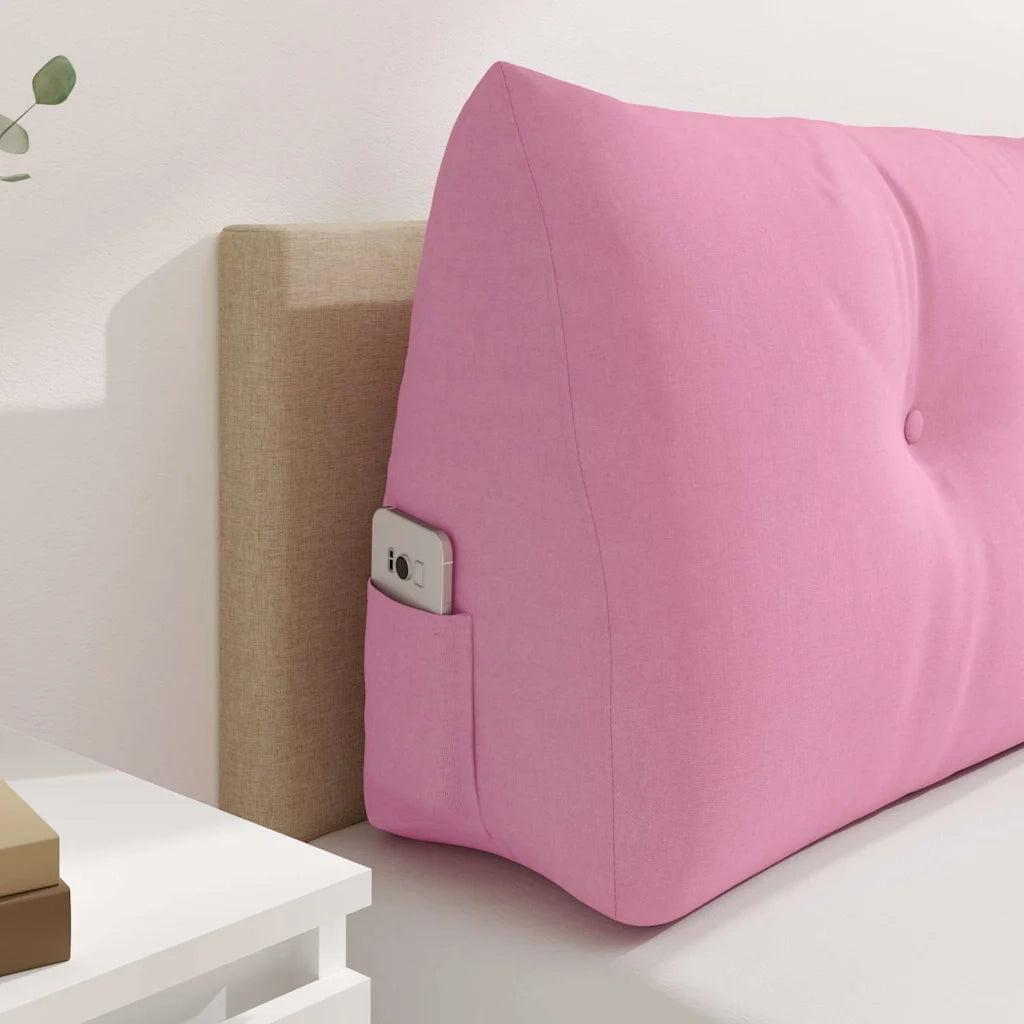 Cuscino per Schiena Rosa 120 x 24 x 50 cm Tessuto