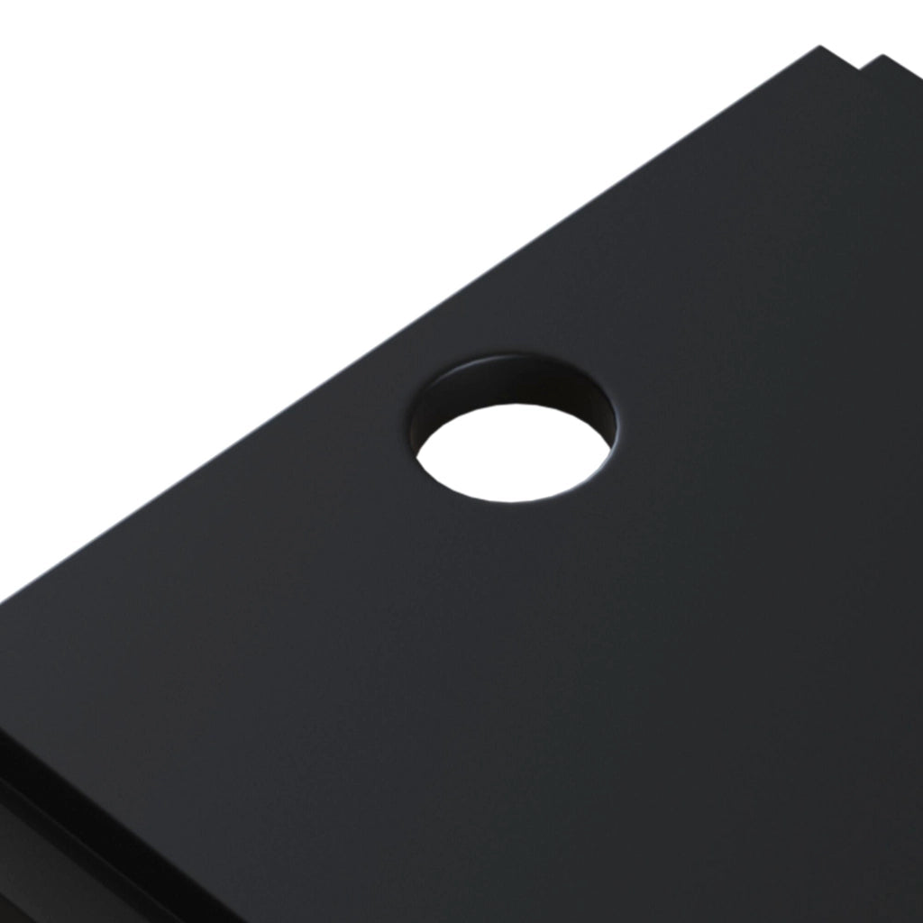 Portacorda in Metallo per Sistema Illuminazione a Binario  Nero