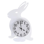 Orologio legno coniglio con pendolo bianco cm 38x24x5