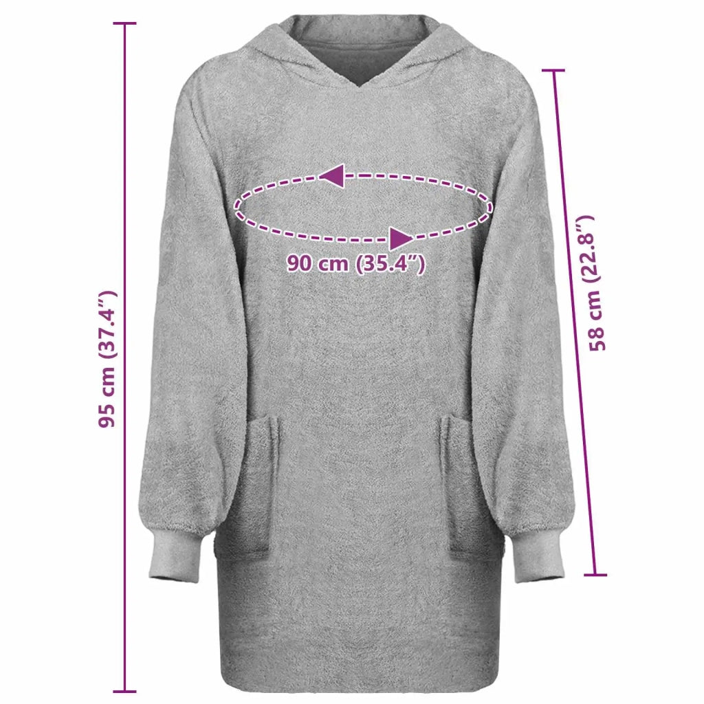Felpa coperta KINN Grigio L Cotone CFW8219489