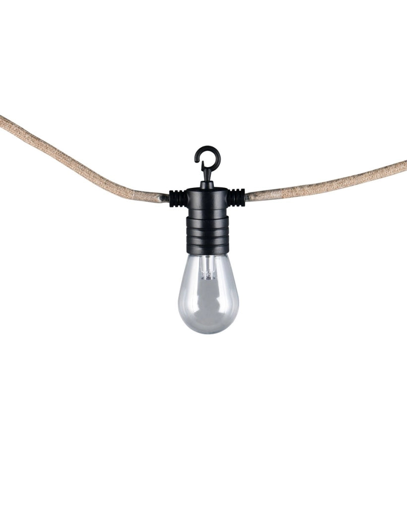 Ghirlanda LED integrato EMBER RL 6 m 8 luci nera IP44