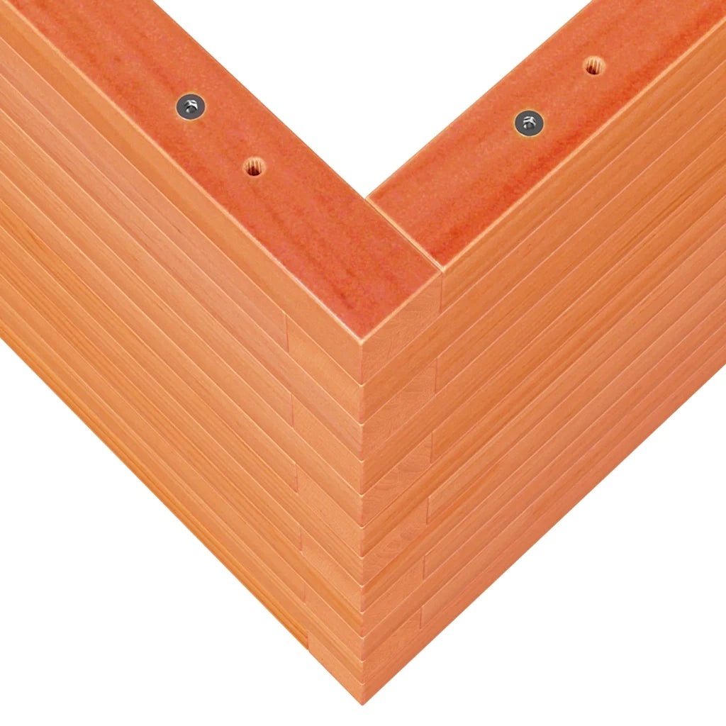 Fioriera Giardino-Vaso da Esterno-Contenitore per Piante Marrone Cera 90x40x45,5cm Legno Massello Pino