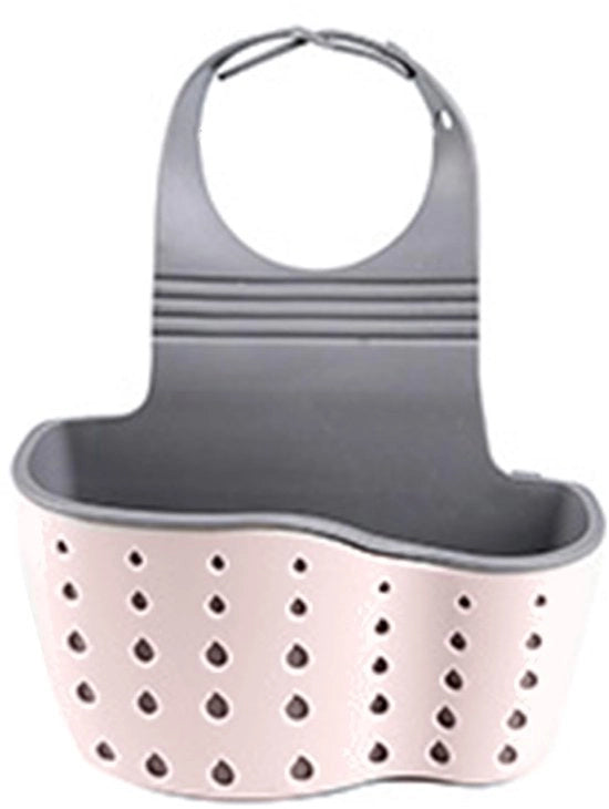 Organizzatore Portatile per Spugne con Altezza Regolabile - Accessorio per Cucina e Bagno - Set di Supporti e Sacchetti per Spugne - Utensile Pratico e Compattabile