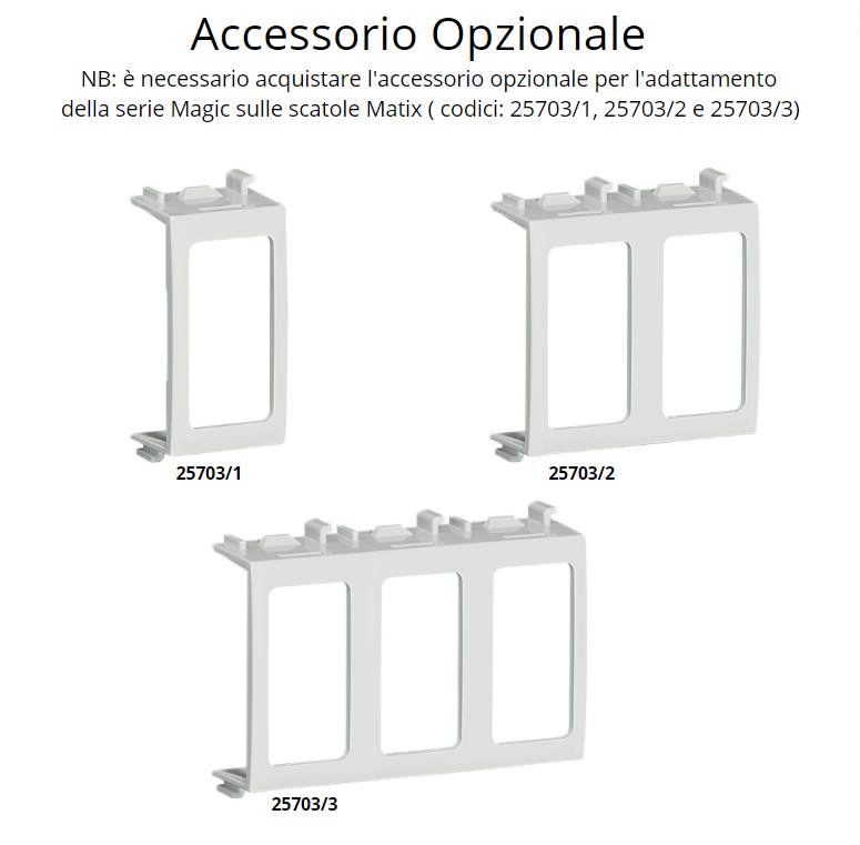 Pulsante doppio assiale bianco serie bticino magic 5055/1