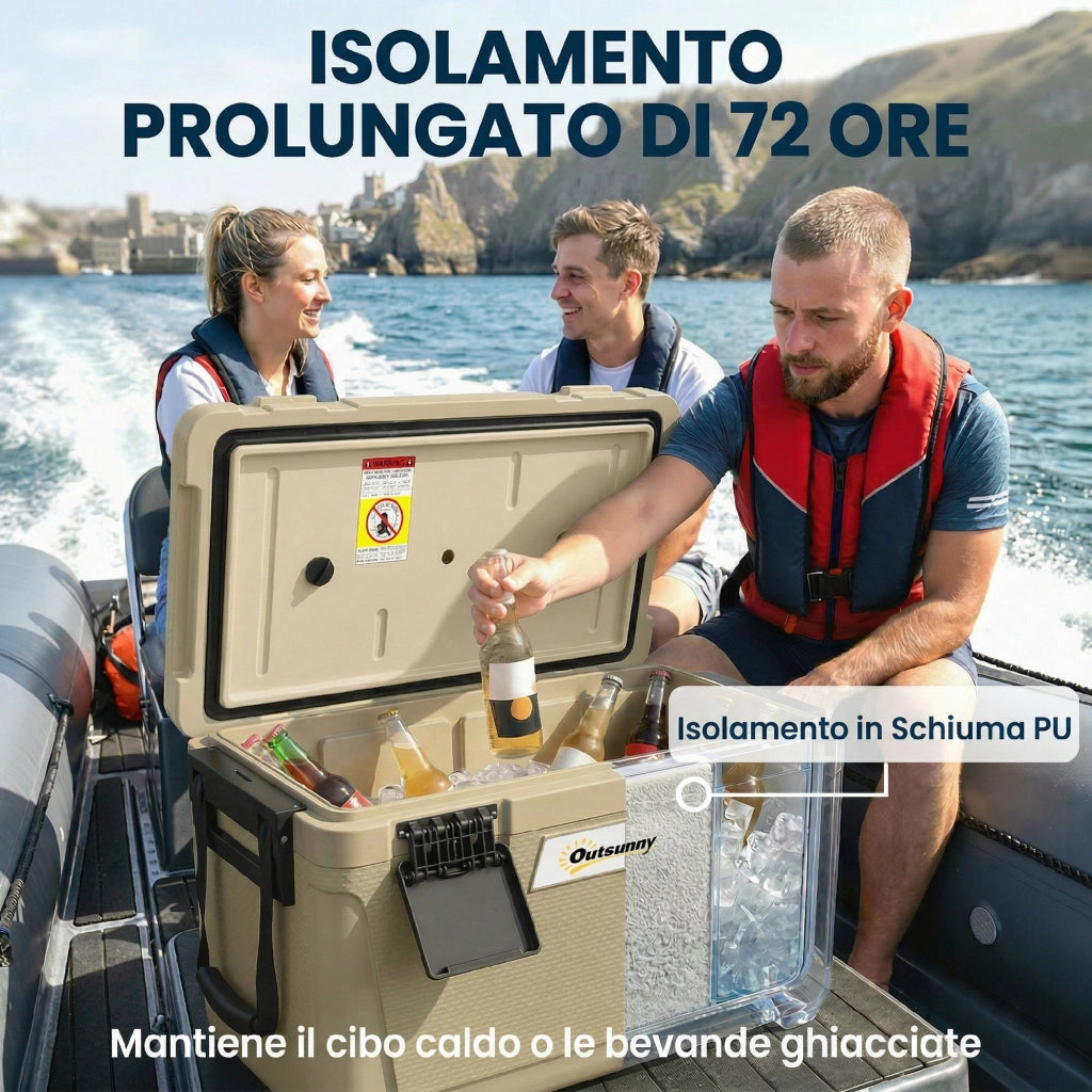 Box Frigo Portatile Isolato ¨C zephmum ¨C 66.6x38.5x40 cm, Cachi