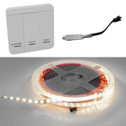Striscia digitale 120 LED 61W 24V giochi effetti luce segnaletica con dimmer incluso flessibile adesiva 5 mt LUCE 4000K