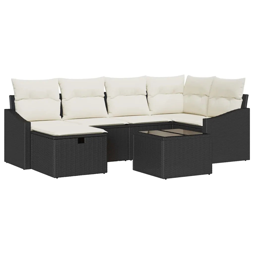 Set di divani con cuscino 6 pcs polyrattan
