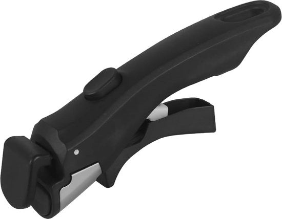 Manico di cottura rimovibile - Materiale termo-resistente - Clip antincendio - Compatibile con utensili da cucina - Facile da installare - Progettazione spazievendente - Manico di cottura