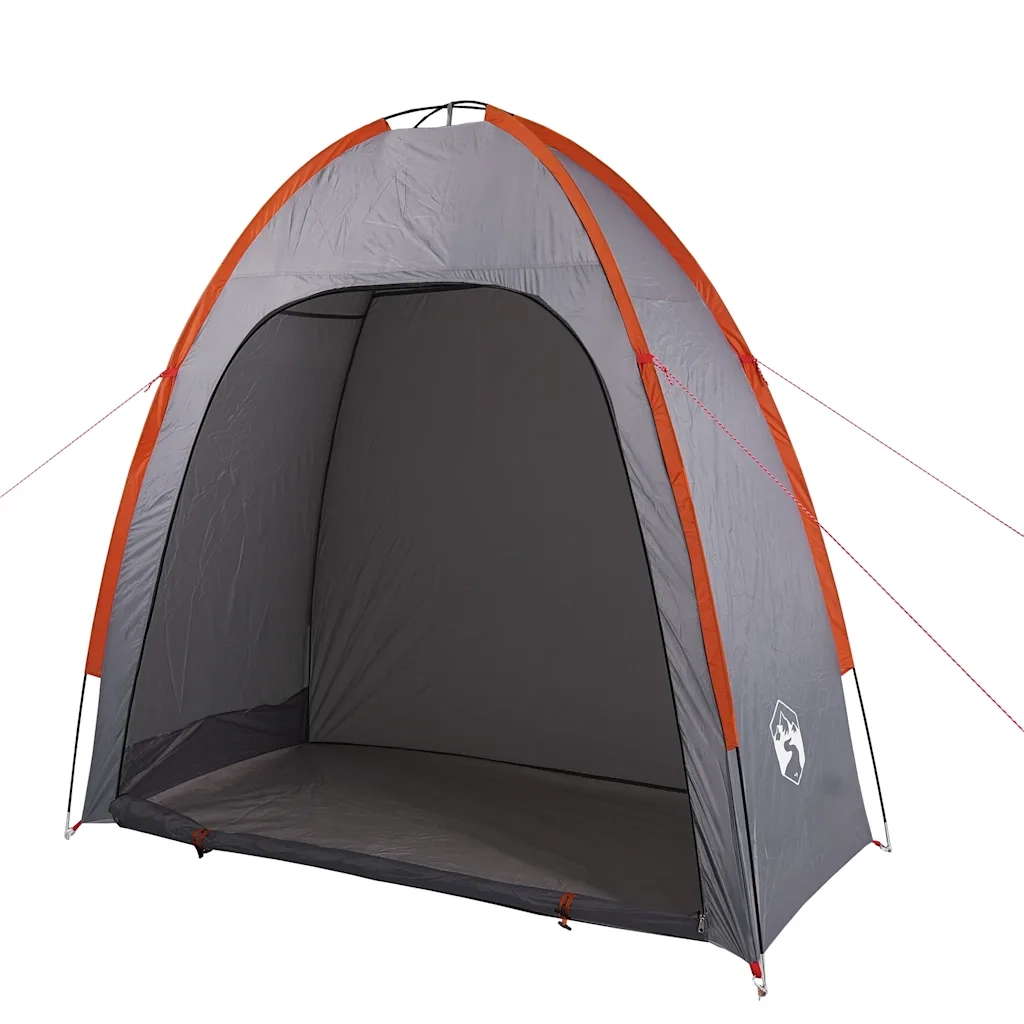 Tenda Portaoggetti Grigio e Arancione Impermeabile 94577