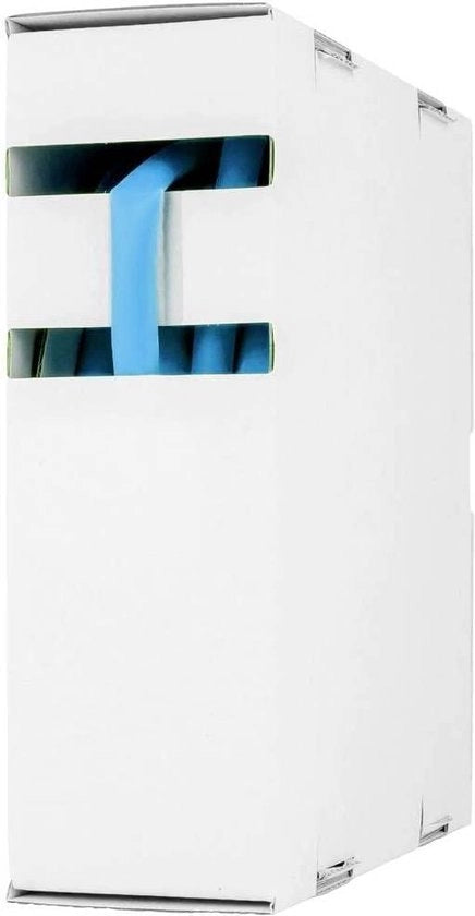 Krimpattrezzatura blu senza adesivo - 120 mm di diametro - 060 mm di rapporto di compressione - 2:1 - 15 m