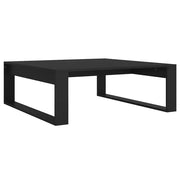 Tavolino da salotto | Tavolino da caff¨¨ | Tavolino da Soggiorno Nero 100x100x35 cm Truciolato
