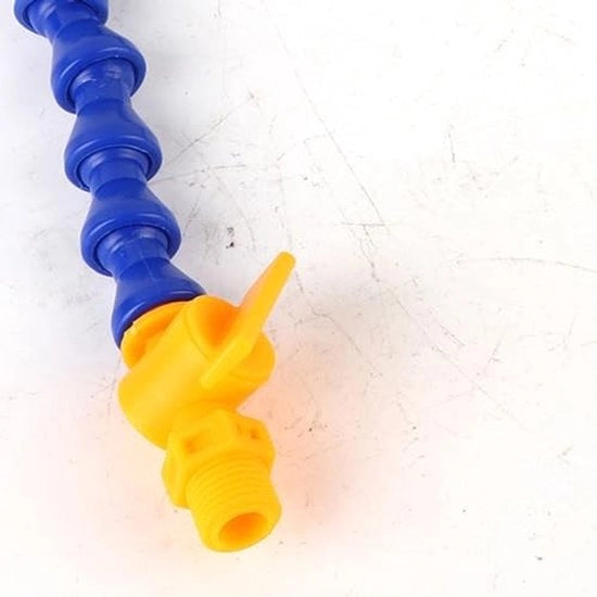 Accessori per macchina CNC - Sostituzione set di 12 pezzi - Spray universale - Flessibile tubo di raffreddamento - Colore blu giallo - Set di sostituzione per accessori di raffreddamento