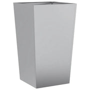 Fioriera | Cassetta per fiori | Vaso da Giardino 45x45x75 cm in Acciaio Zincato