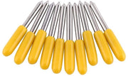 Taglierini Professionali - 10 Pezzi - Lamelle di Wolframcarburo - Alta Precisione - Per la Sbiancatura del Vinile - Duraturo e Resistente - Lame di Taglio