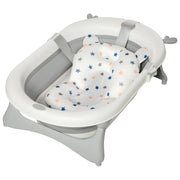 Vasca da bagno pieghevole per neonati e bambini ¨C zephmum ¨C 81,5x50,5x23,5 cm grigio