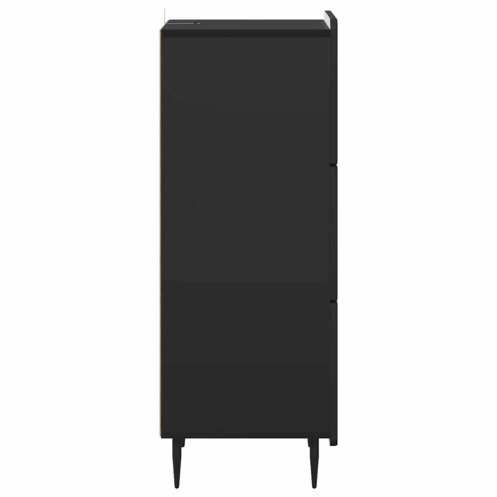Mobile con Cassetti Nero 33 x 34,5 x 92 cm Legno ingegnerizzato 894386