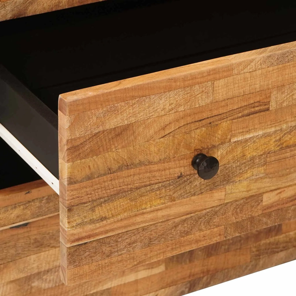 Credenza 2 pcs Marrone 60 x 33 x 75 cm Legno di mango massello 3310100