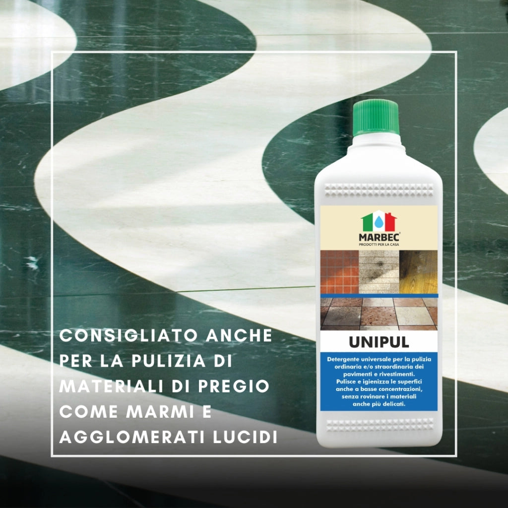 Pulizia pavimenti UNIPUL   1LT + Tampone Rosso