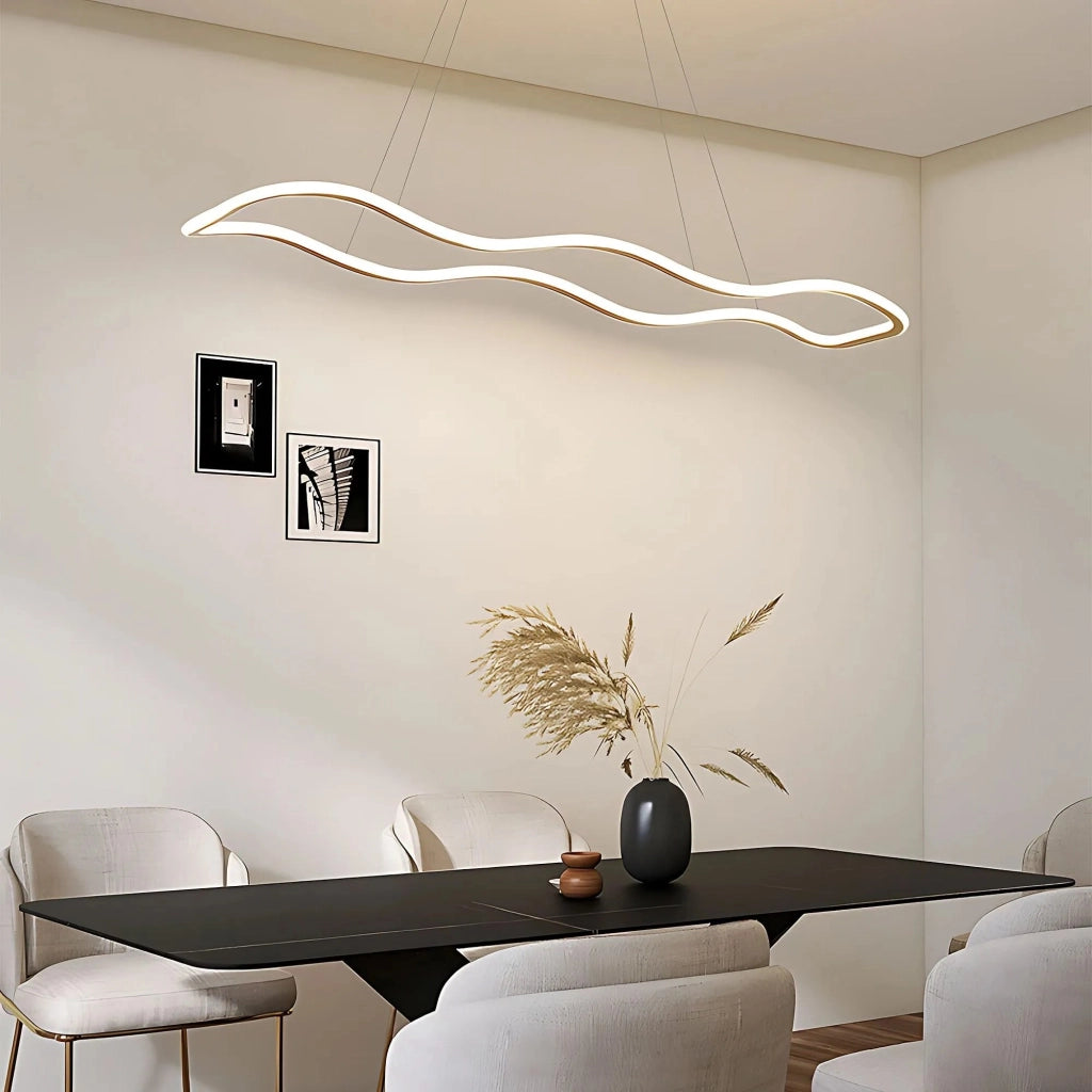 Lampada A Sospensione A Led Lhj027-cp 100cm Oro