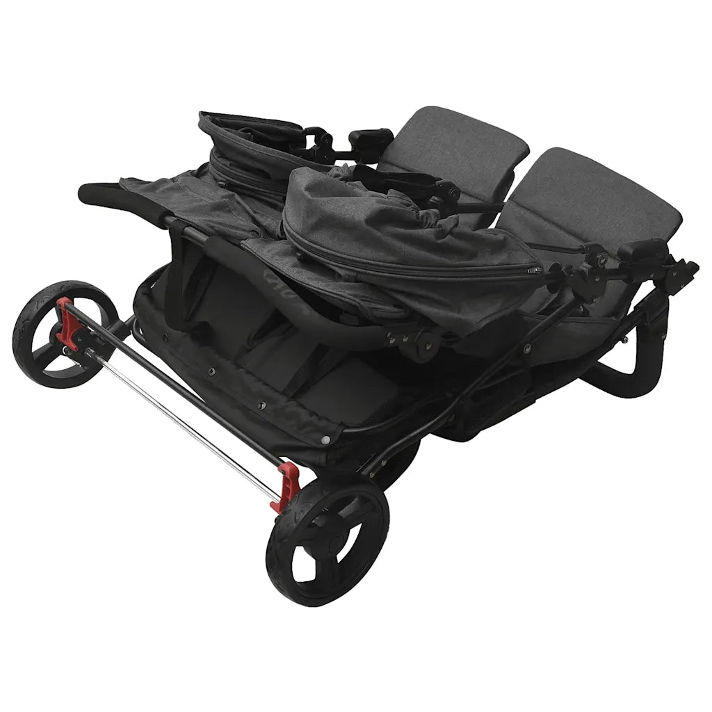 Passeggino Gemellare Antracite in Acciaio CFW2937087