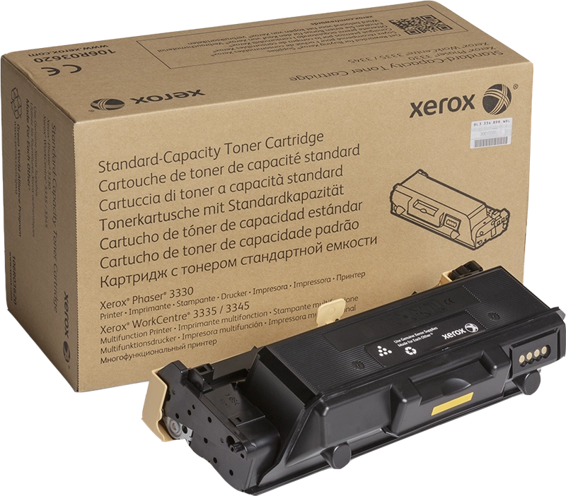 Xerox Cartuccia toner Nero a Capacità standard da 2600 Pagine per Phaser® 3330, WorkCentre® serie 3300 (106R03620)