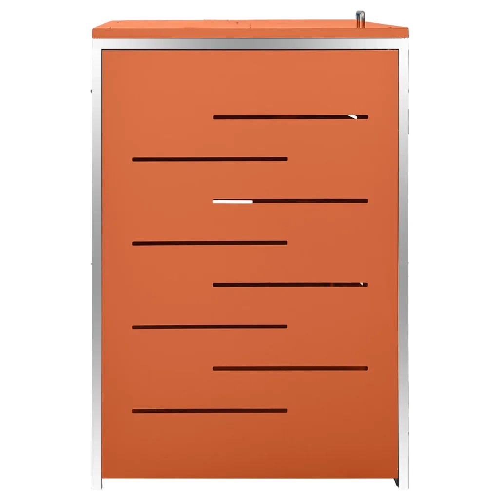 Copribidone per Spazzatura Singolo 69x77,5x112,5cm Acciaio Inox 149565