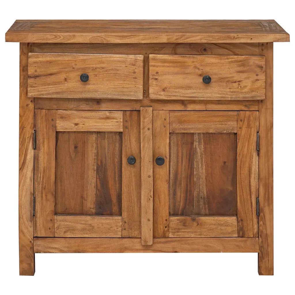 Credenza | Madia | Buffet da pranzo | Armadio da pranzo in Legno Massello di Mogano 75x30x65 cm