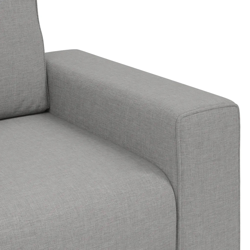 Set di Divani 2 pz con Cuscini Grigio Nuvola in Tessuto 3324739