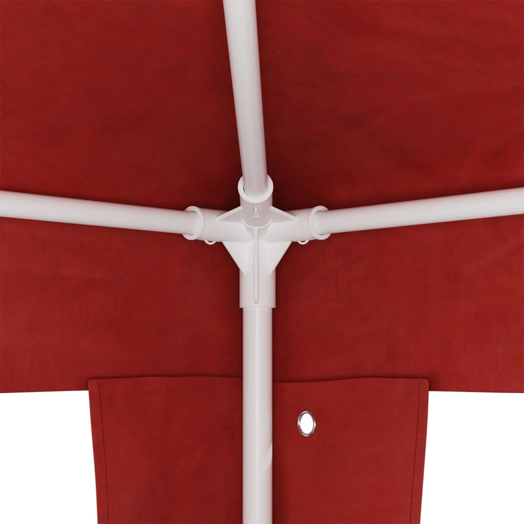 Tenda Party Rosso 600 x 300 x 255 cm PE e Acciaio 42032348