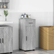 Mobile da Bagno con cassetto Grigio Sonoma 30 x 35 x 80 cm 883330
