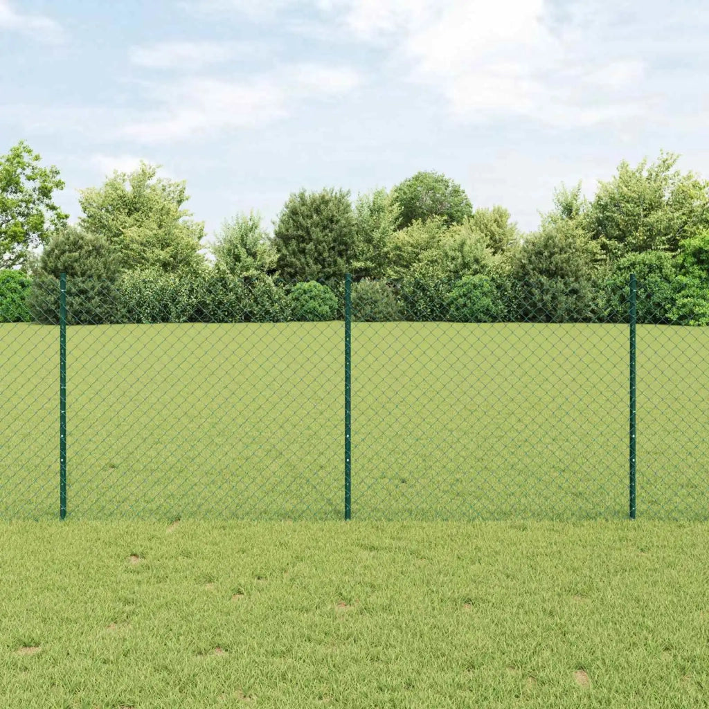 Recinzione a maglie con palo 25 x 1 m Acciaio rivestito in PVC 3336248
