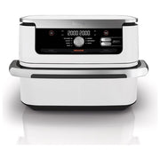 Ninja AF500EUWH friggitrice Doppia 10,4 L Indipendente 2470 W Friggitrice ad aria calda Argento, Bianco