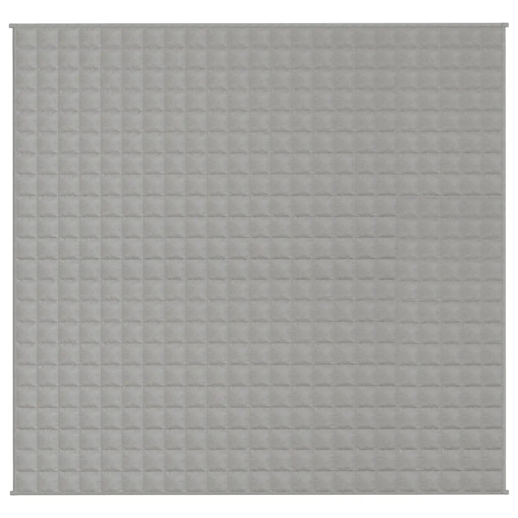 Coperta Ponderata Grigia 220x230 cm 15 kg Tessuto 3154791